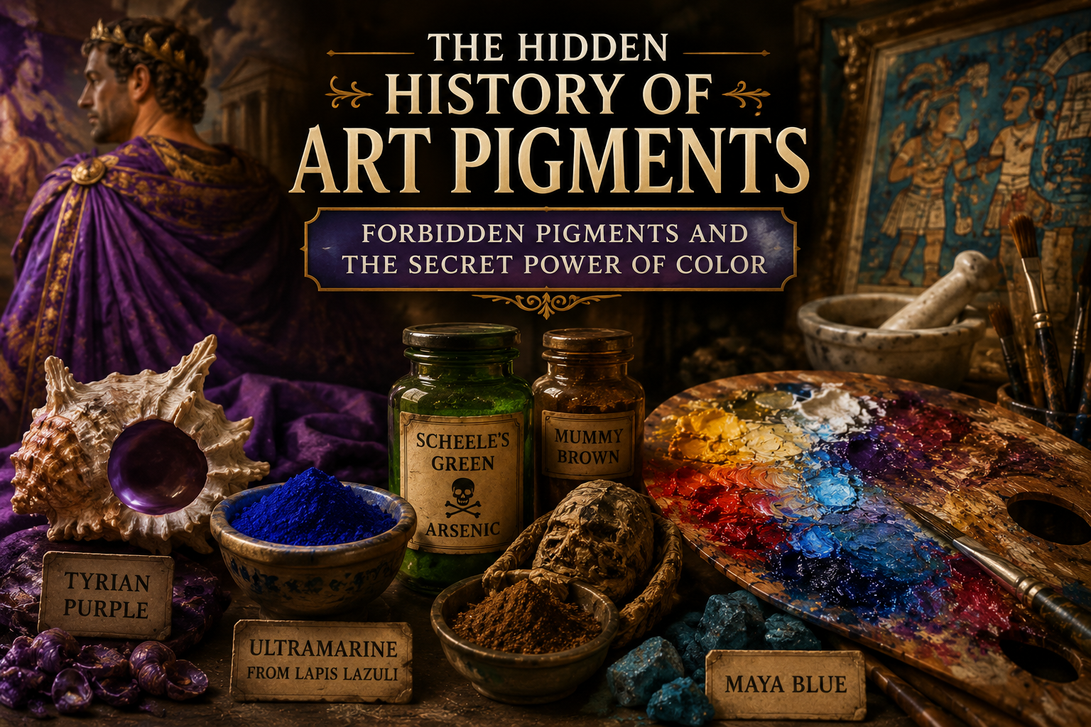 The Hidden History of Art Pigments: Forbidden Pigments and the Secret Power of Color