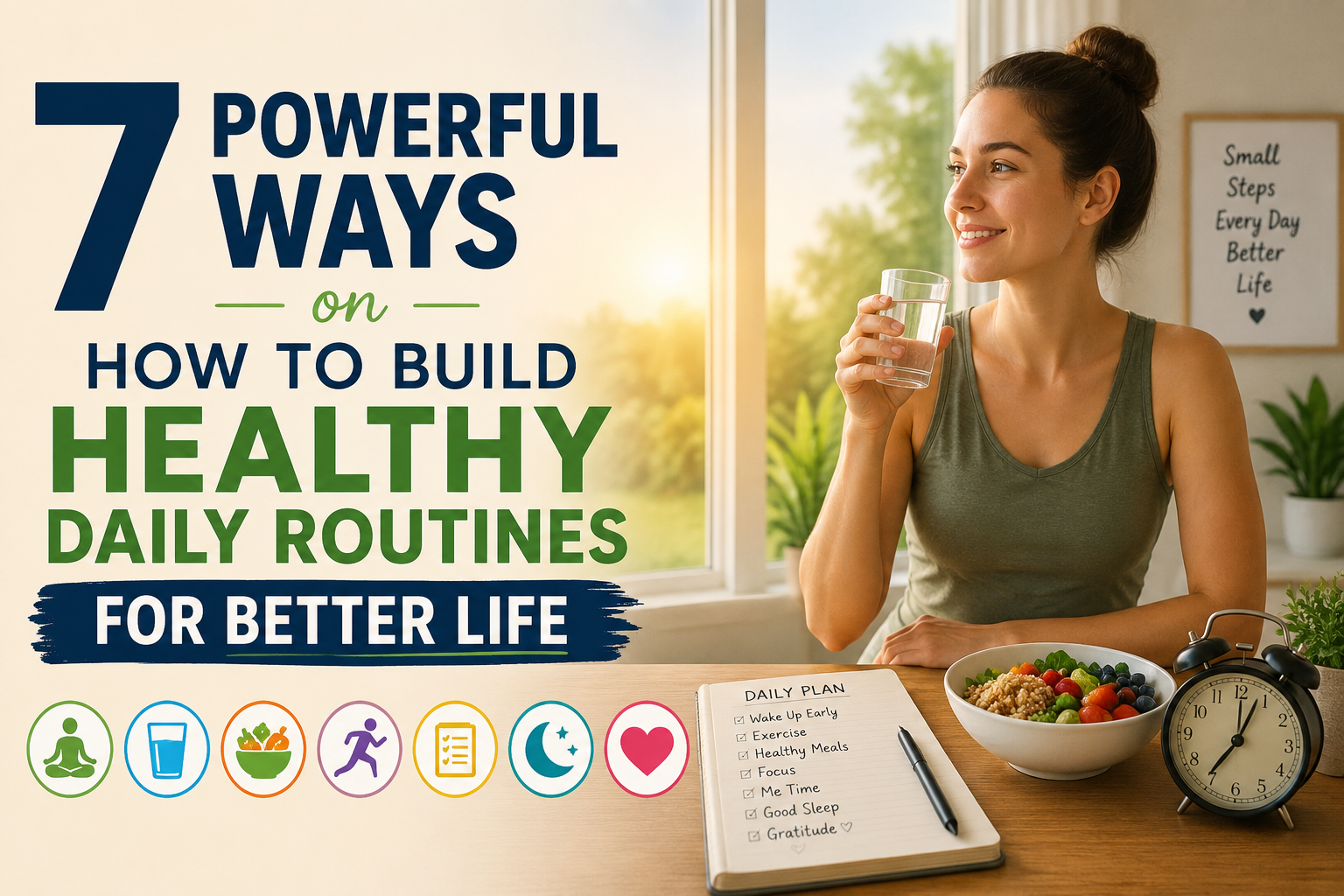 7 Powerful Ways on How to Build Healthy Daily Routines For Better Life