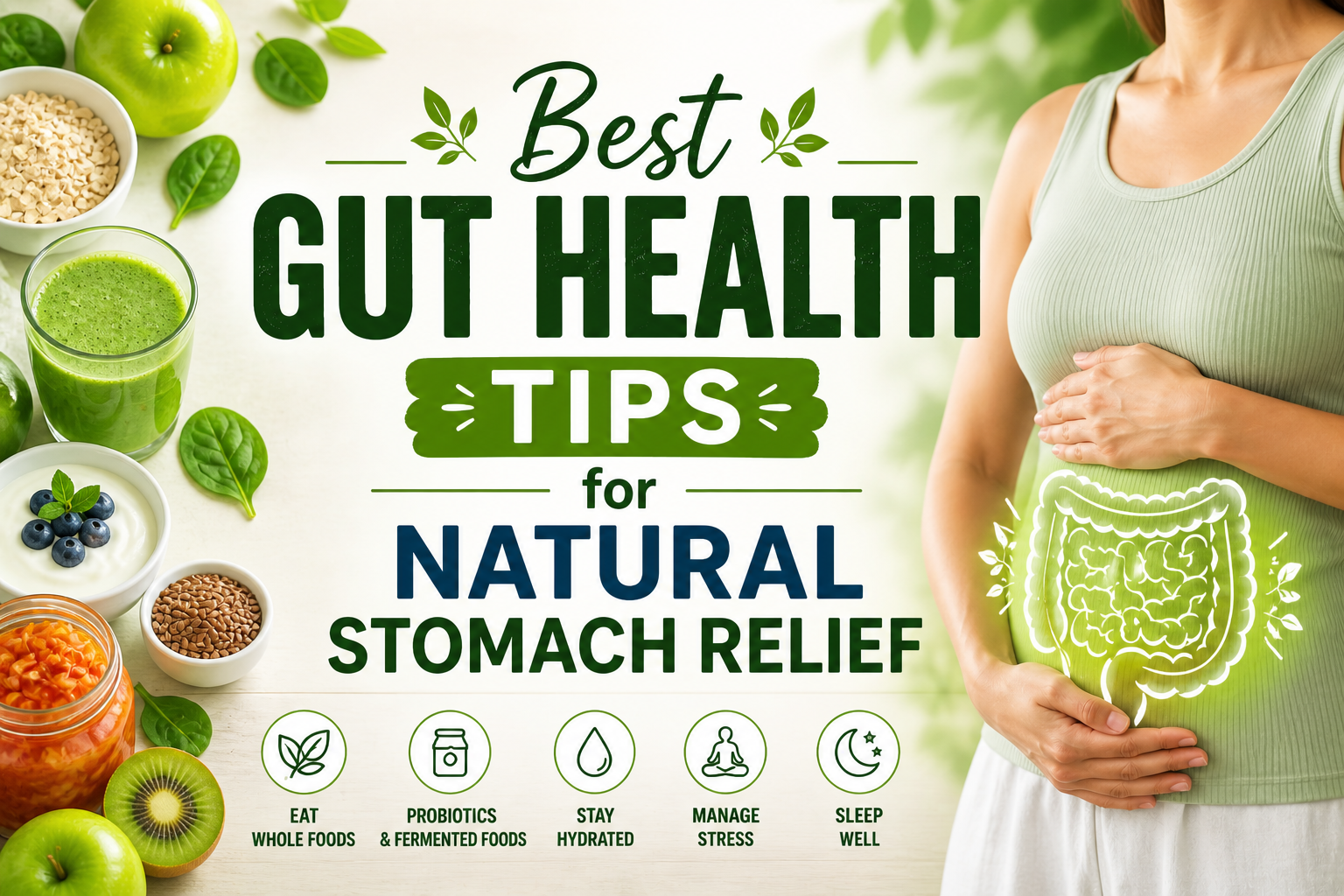 Best Gut Health Tips for Natural Stomach Relief