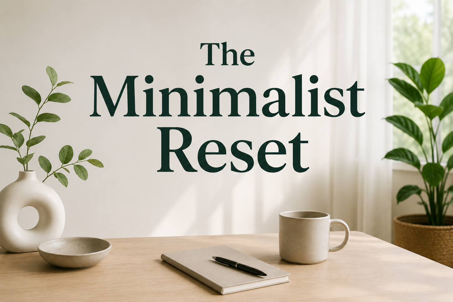 The Minimalist Reset: Minimal Living Tips for a Stress-Free and Intentional Life