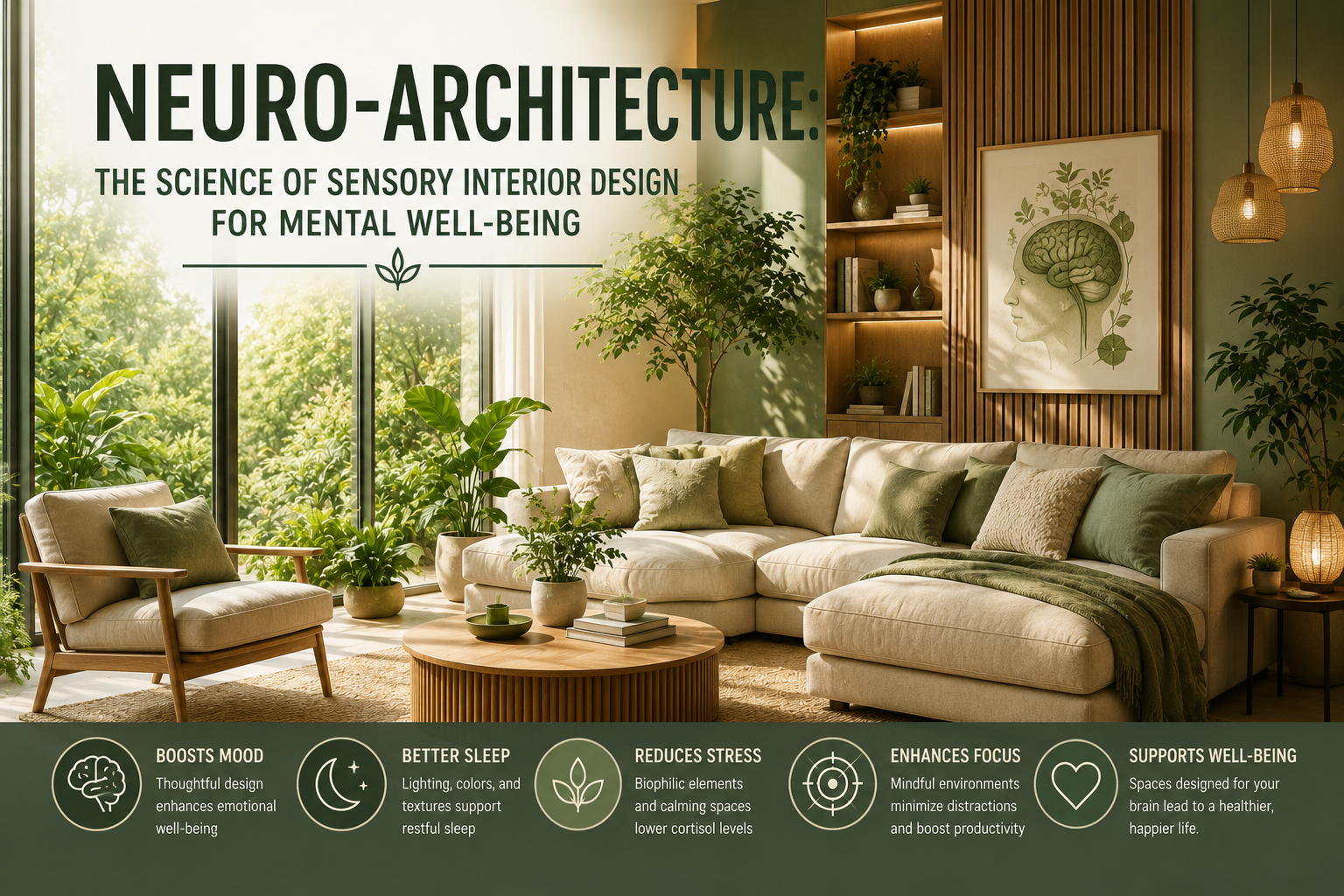 Neuro-Architecture: The Science of Sensory Interior Design for Mental Well-being