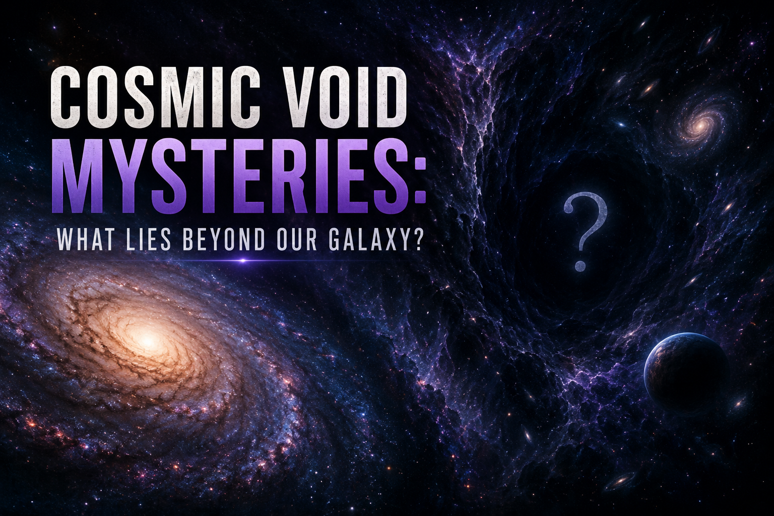 Cosmic Void Mysteries: What Lies Beyond Our Galaxy?
