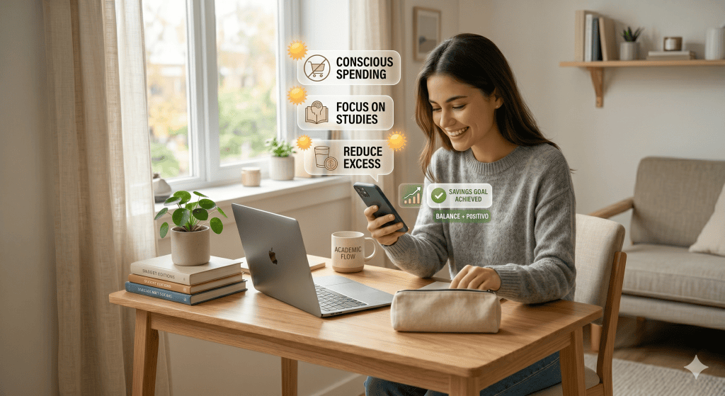 minimalist living Tips for Students on a Budget for college students helping focus on studies and save money naturally
