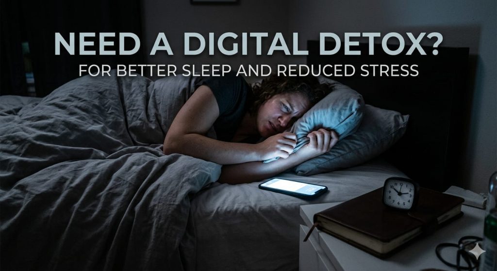 Signs you need a digital detox for better sleep and reduced stress