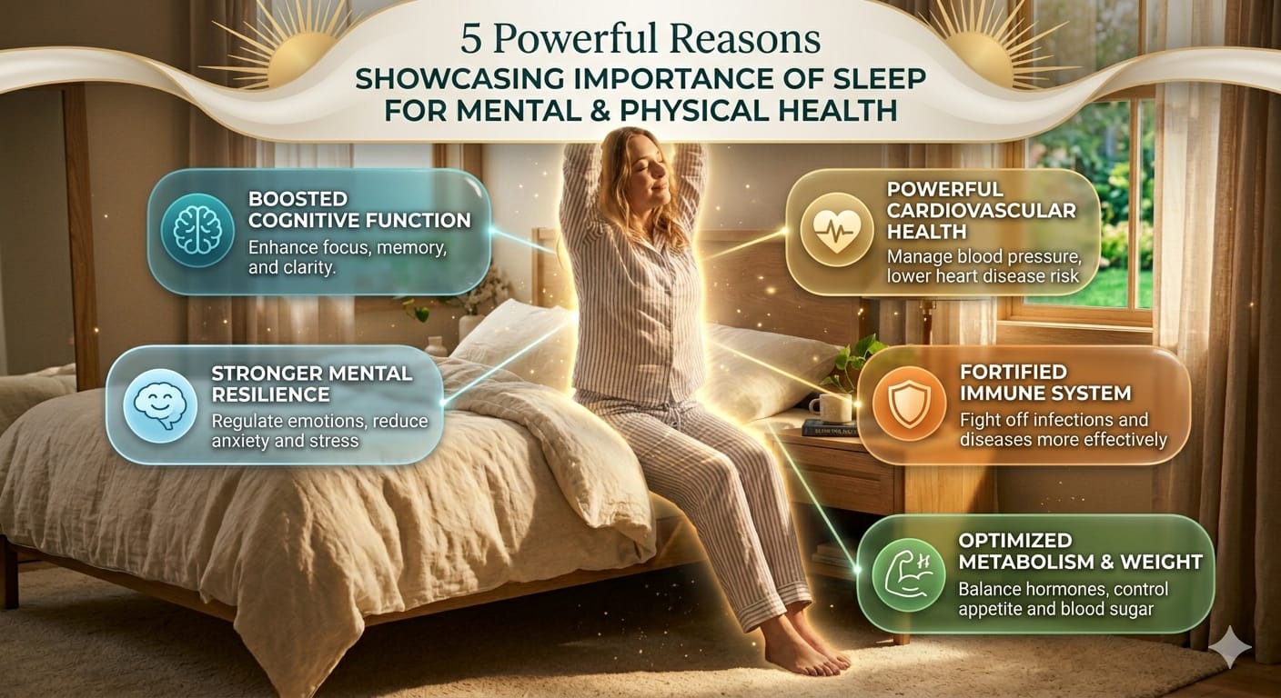 5 Powerful Reasons Showcasing Importance of Sleep for Mental and Physical Health
