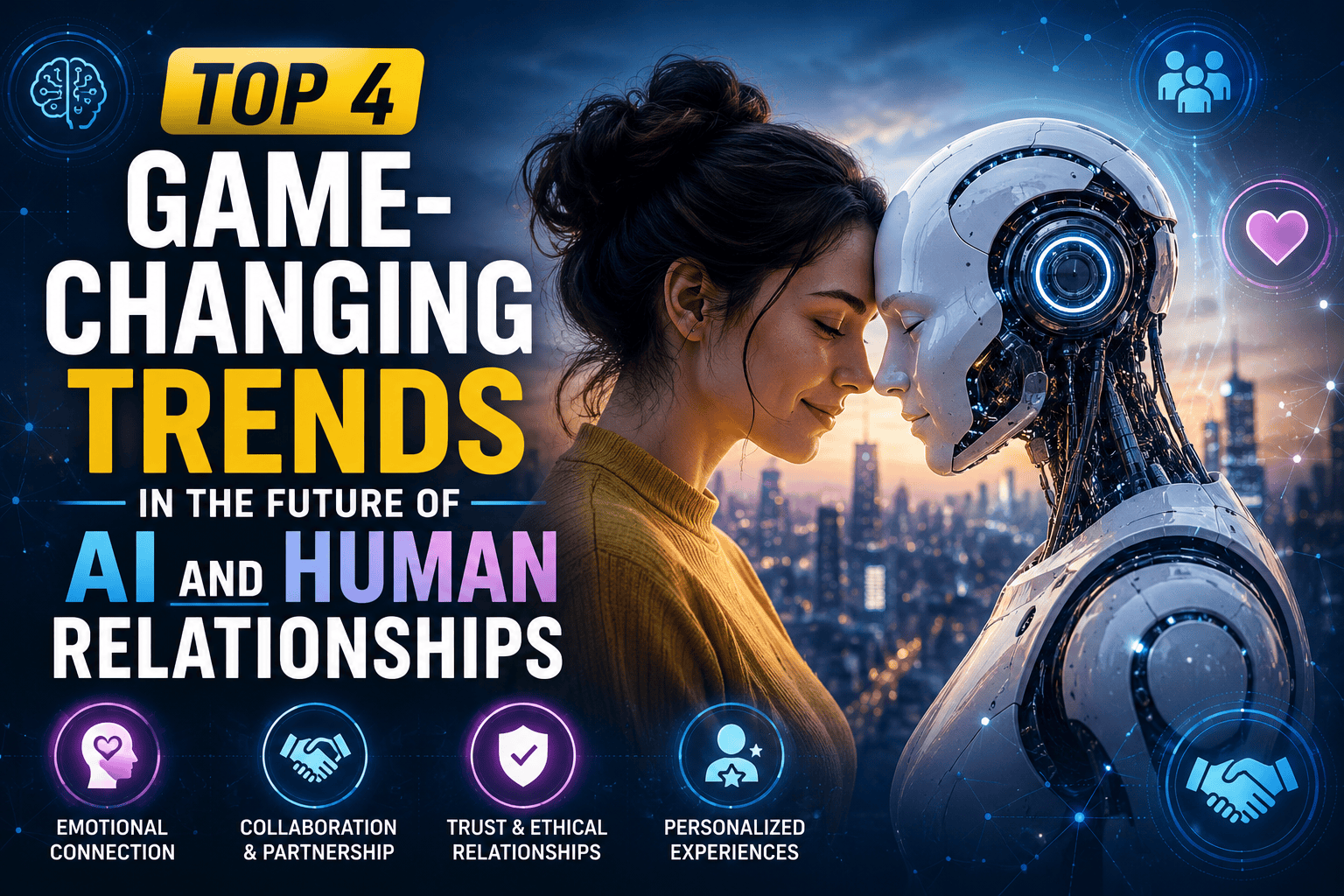 Top 4 Game-Changing Trends in Future of AI and Human Relationships
