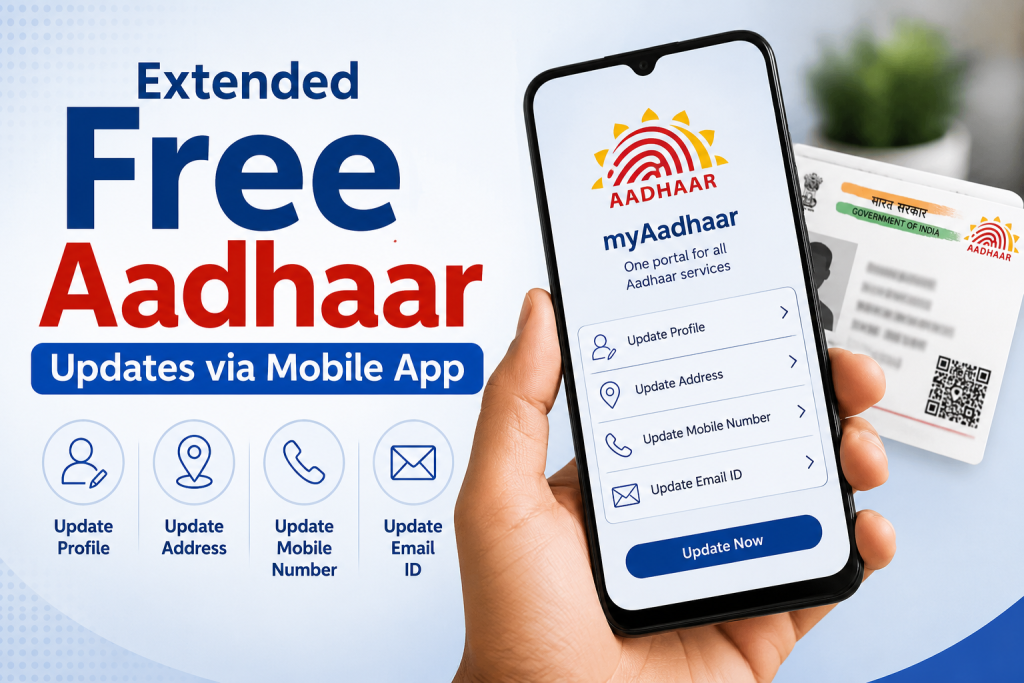 major relief to citizens aiming to keep their biometric and demographic data current