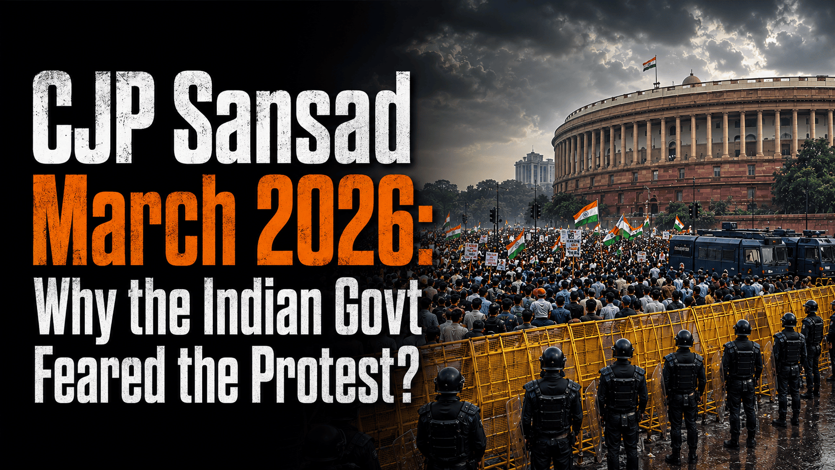CJP Sansad March 2026: Why the Indian Govt Feared the Protest?