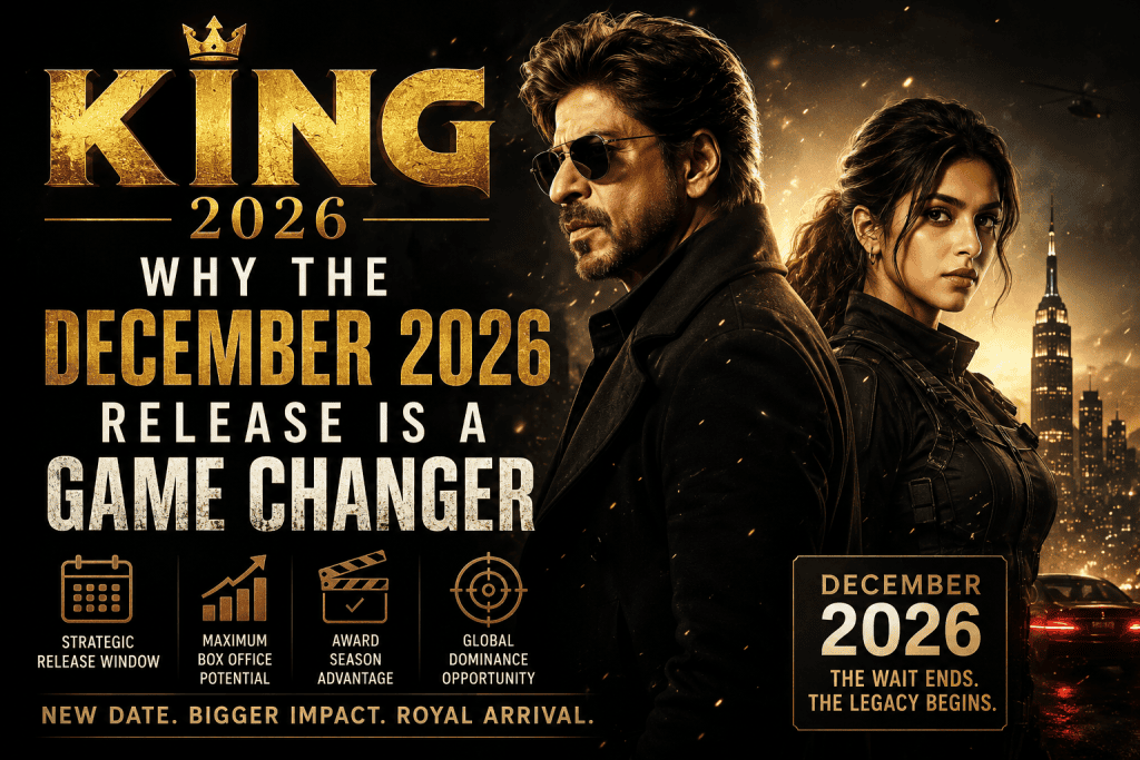 The King 2026 film is officially scheduled for a worldwide theatrical release on December 24, 2026.