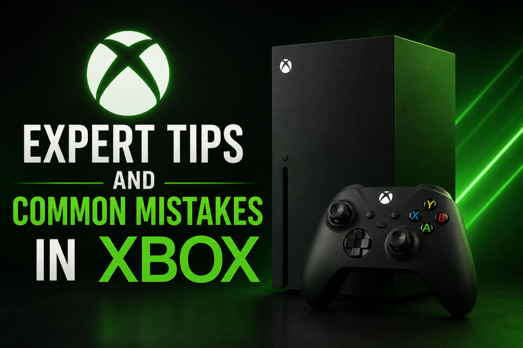 mistakes which know when using Xbox and check xbox server status