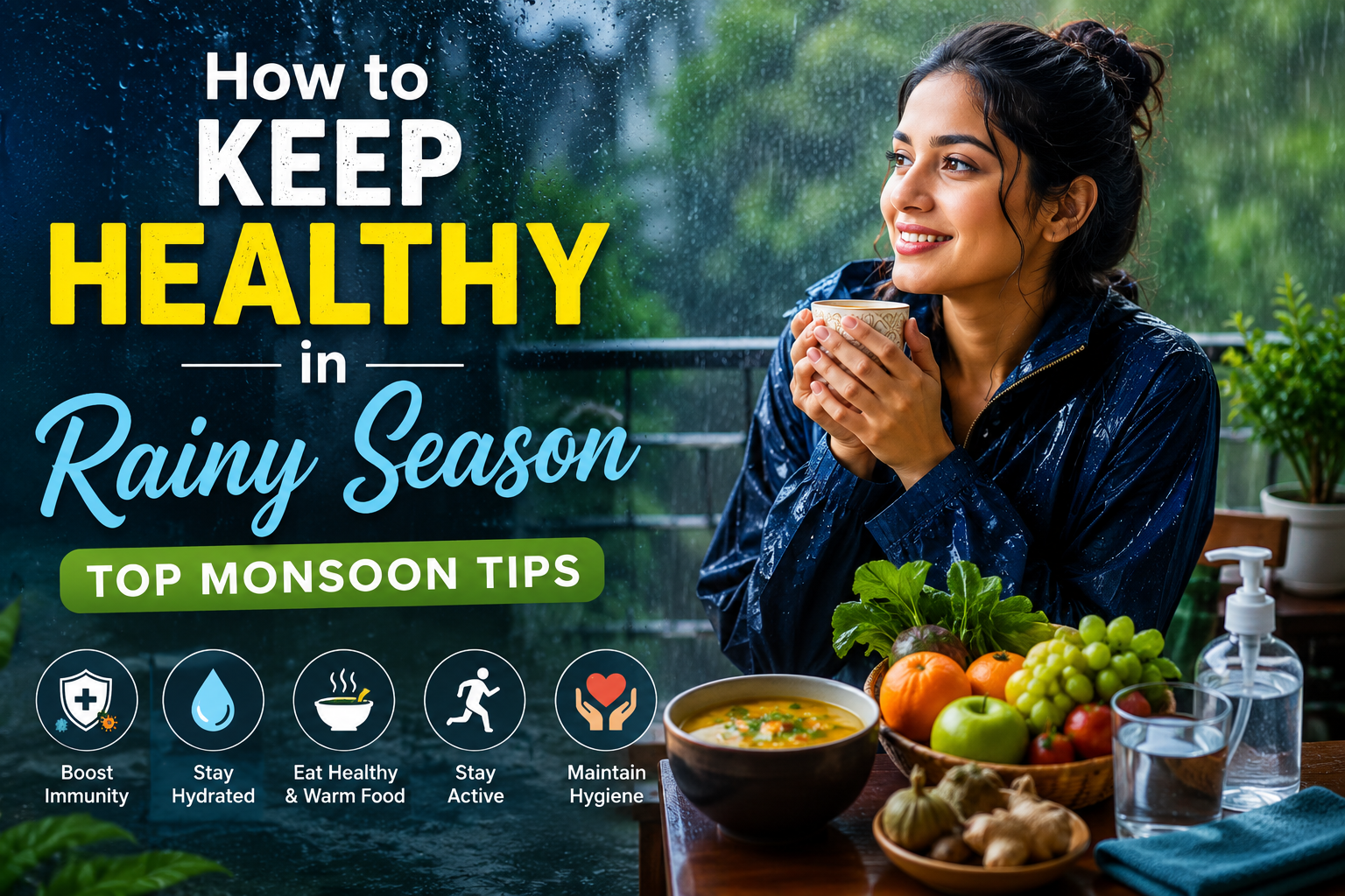 How to Keep Healthy in Rainy Season: Top Monsoon Tips