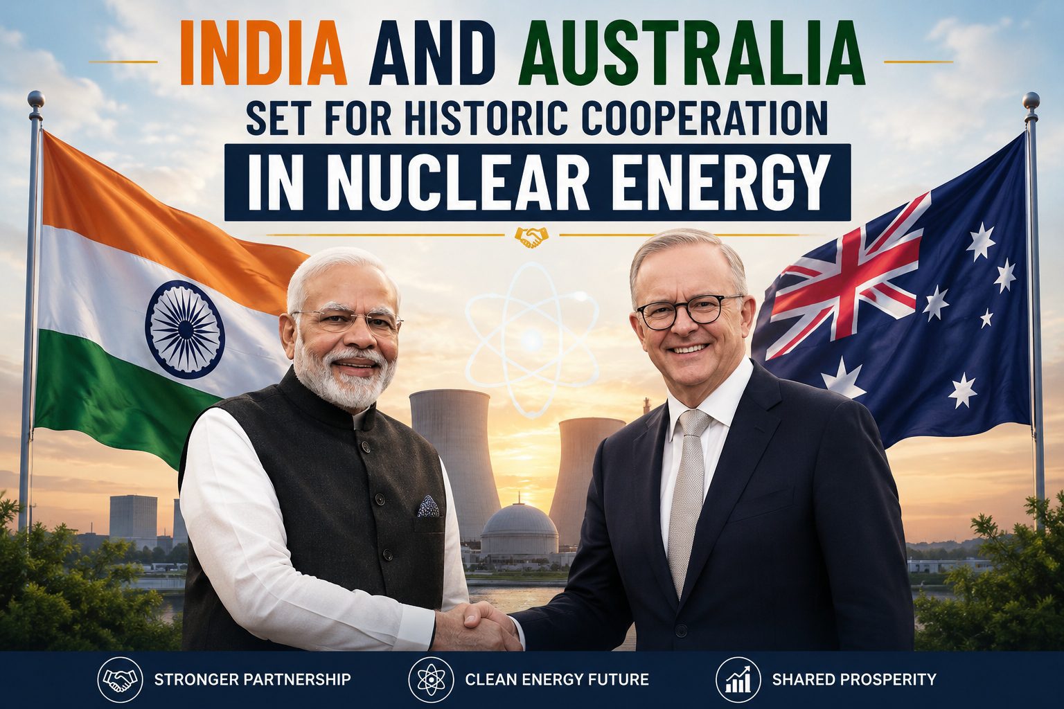 India and Australia Set for Historic Cooperation in Nuclear Energy