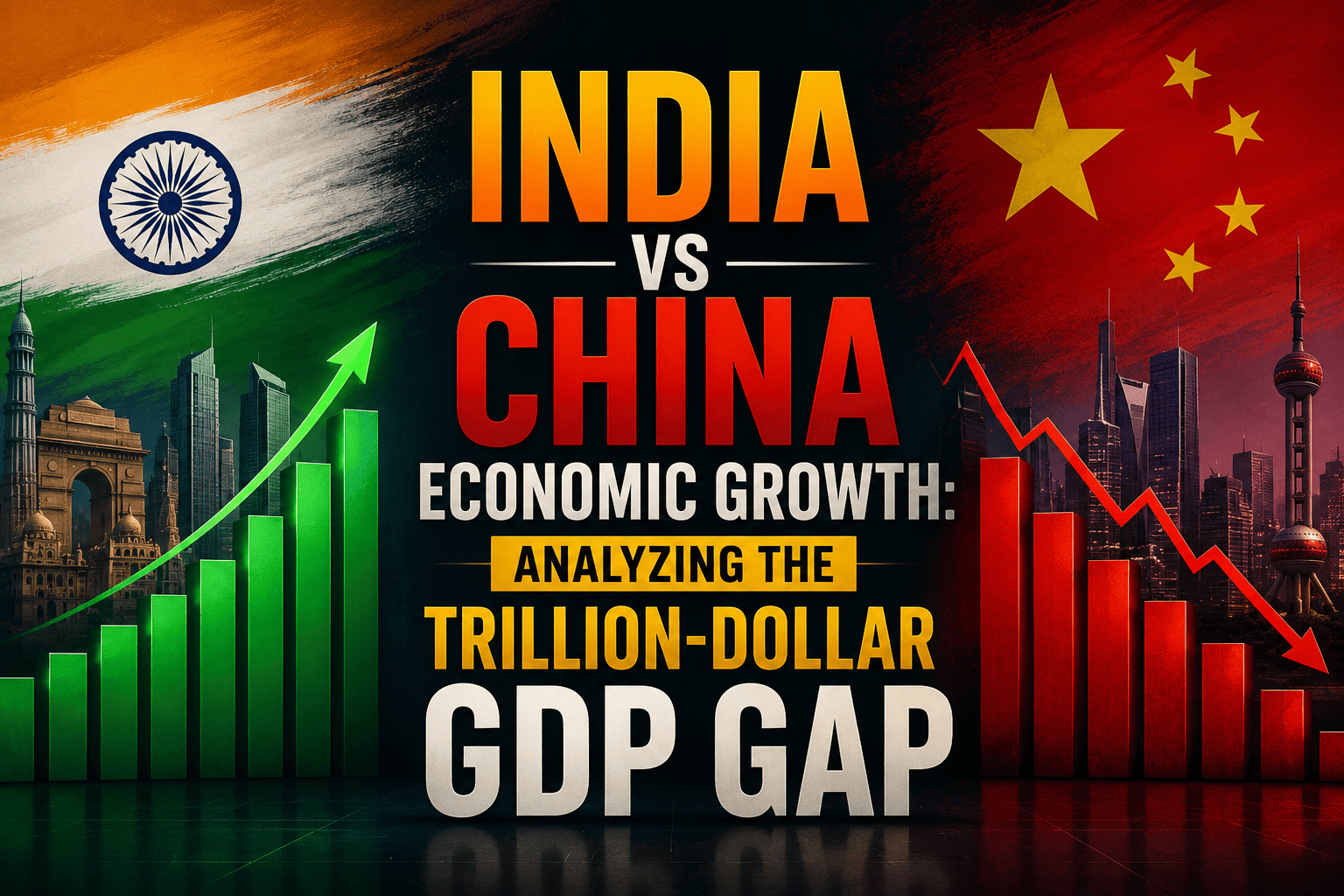 India vs China Economic Growth: Analyzing the Trillion-Dollar GDP Gap