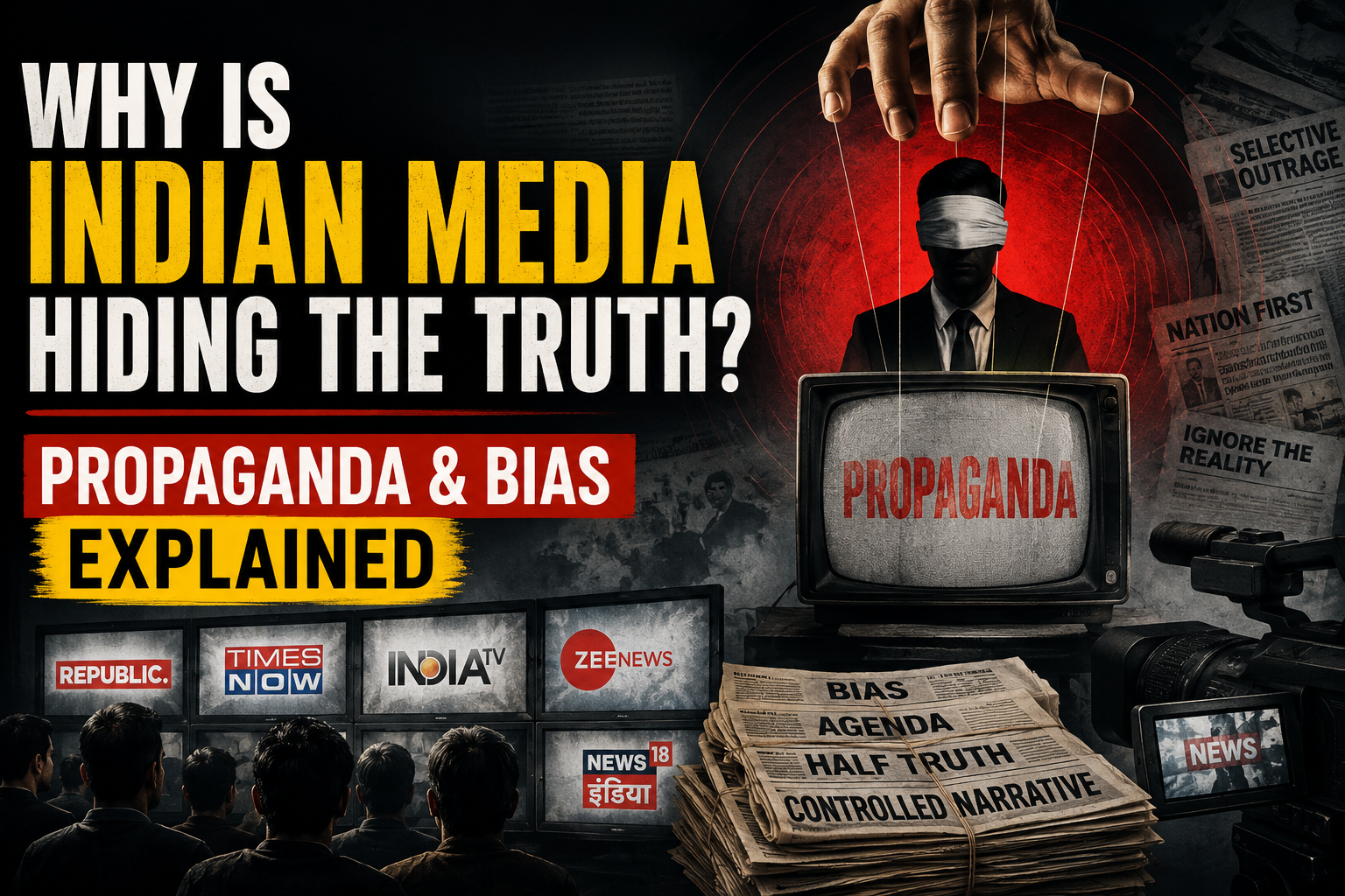 Why Is Indian Media Hiding the Truth? Propaganda & Bias Explained