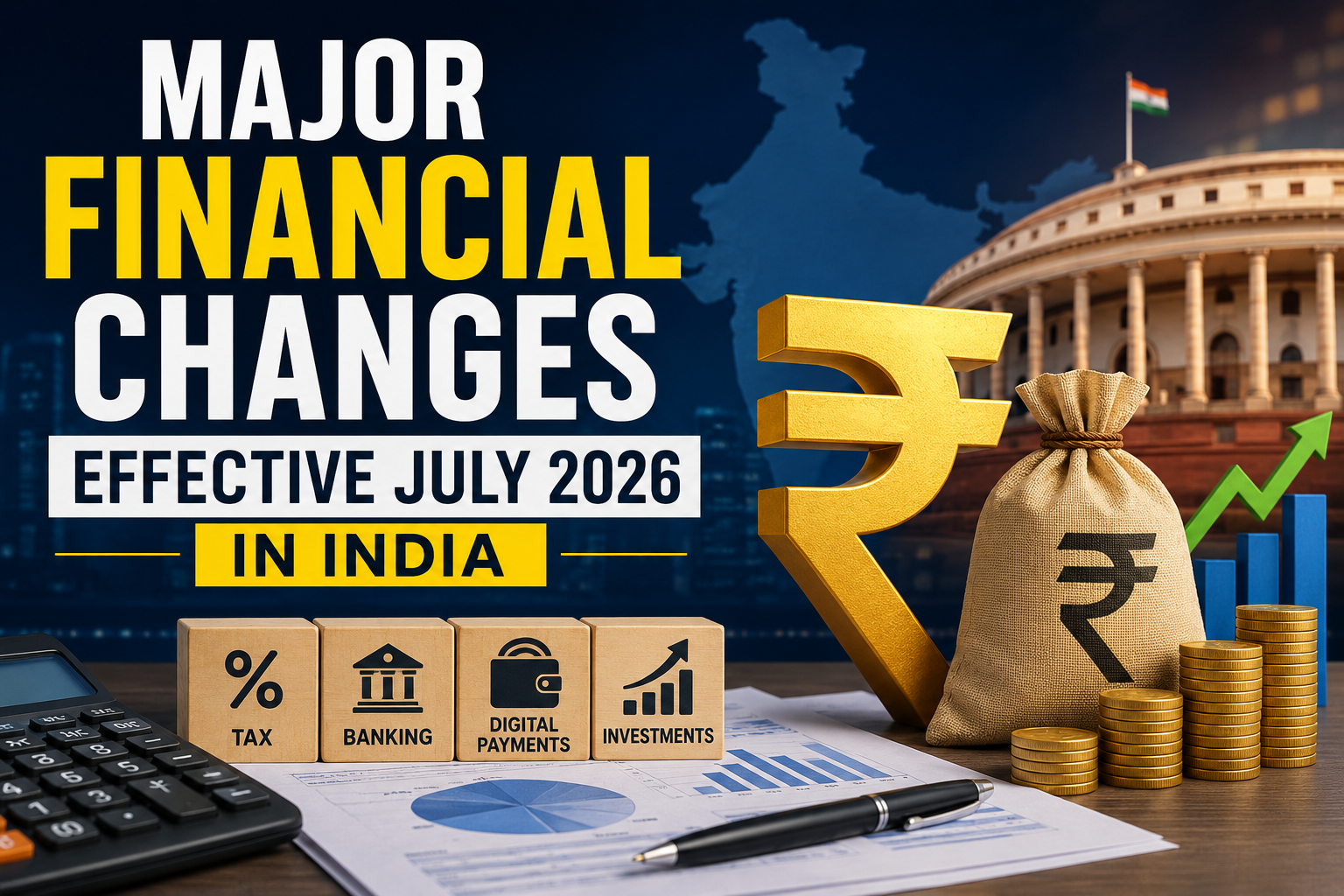 Major Financial Changes Effective July 2026 in India