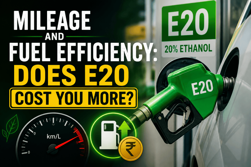 Mileage and Fuel Efficiency Does E20 Cost You More