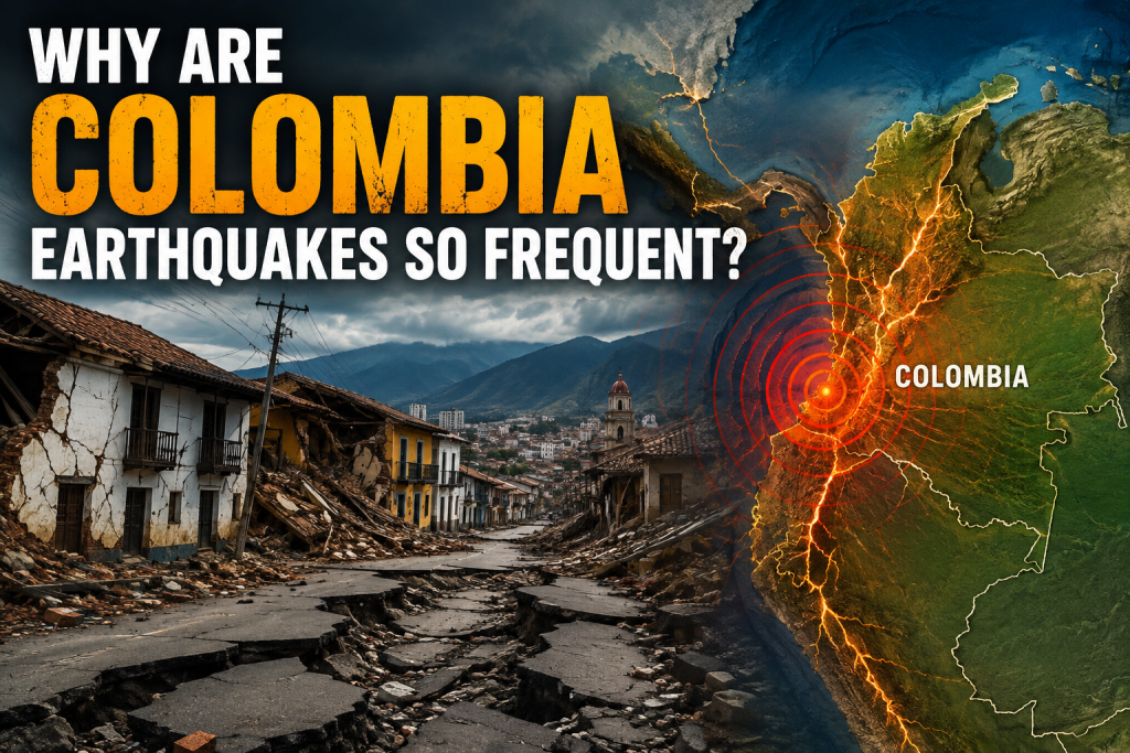 Colombia earthquakes, one must look deep beneath the earth's surface